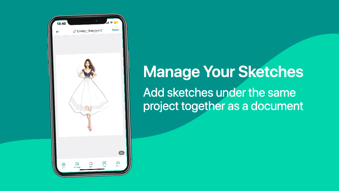 scannerlens manage sketches designer